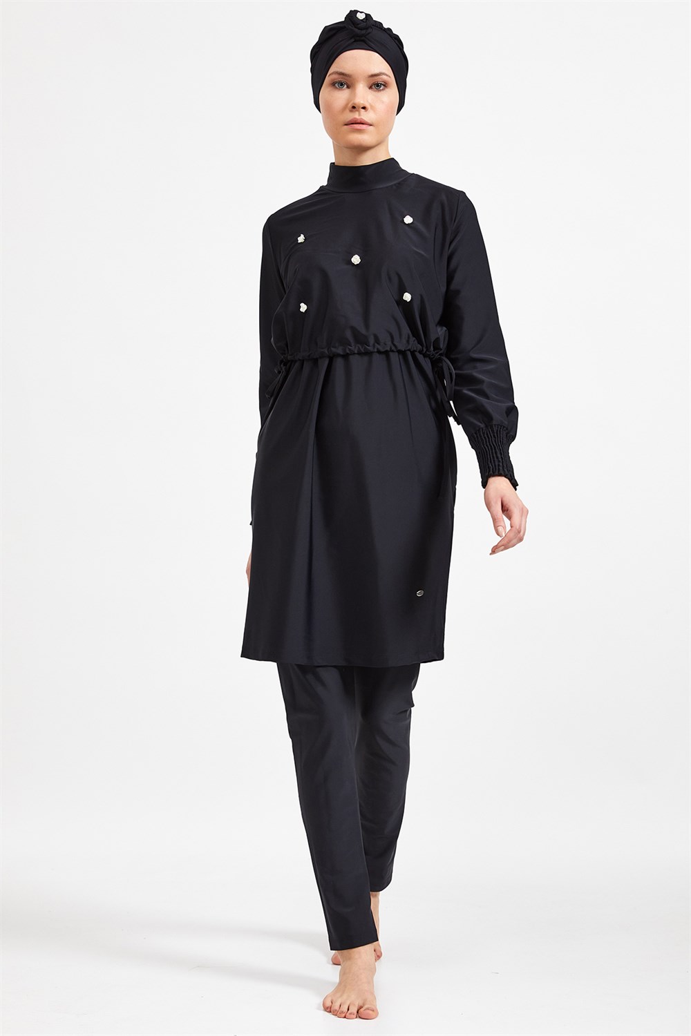 Adasea Likralı Tam Kapalı Tesettür Mayo 4345 Remsa Mayo