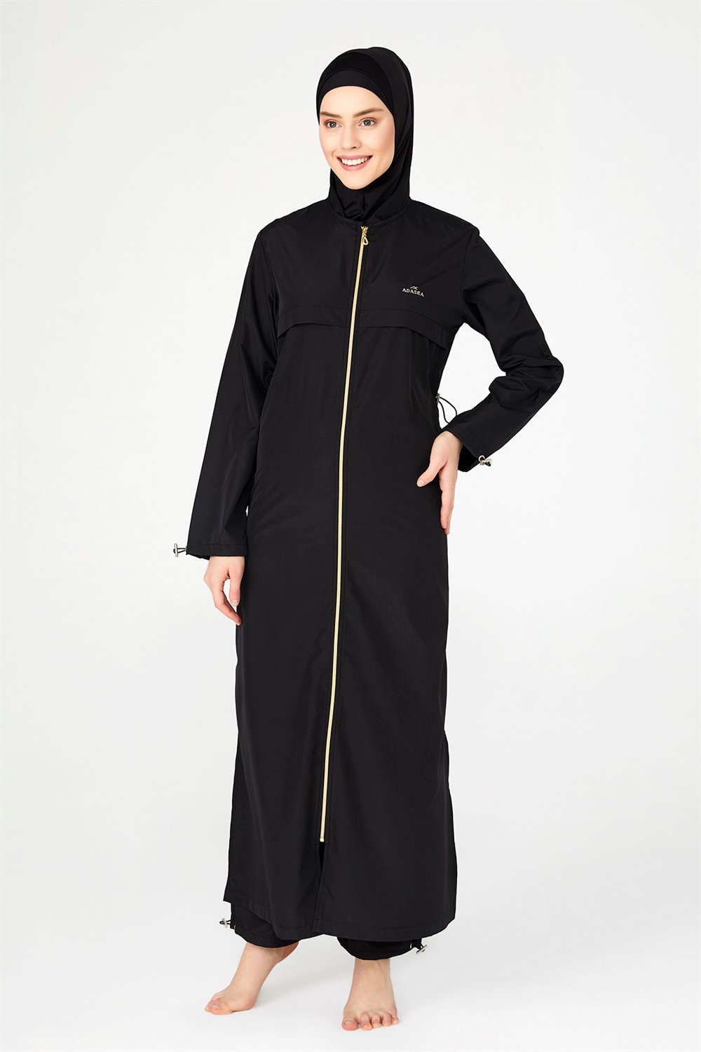 Adasea Tam Kapalı Tesettür Mayo 1267 Siyah
