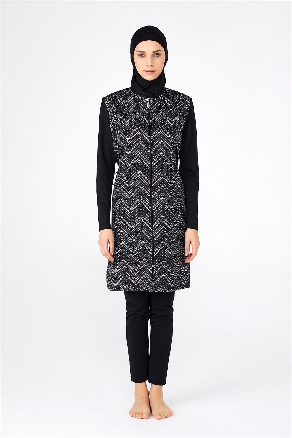 Adasea Tam Kapalı Tesettür Mayo 2174 Siyah