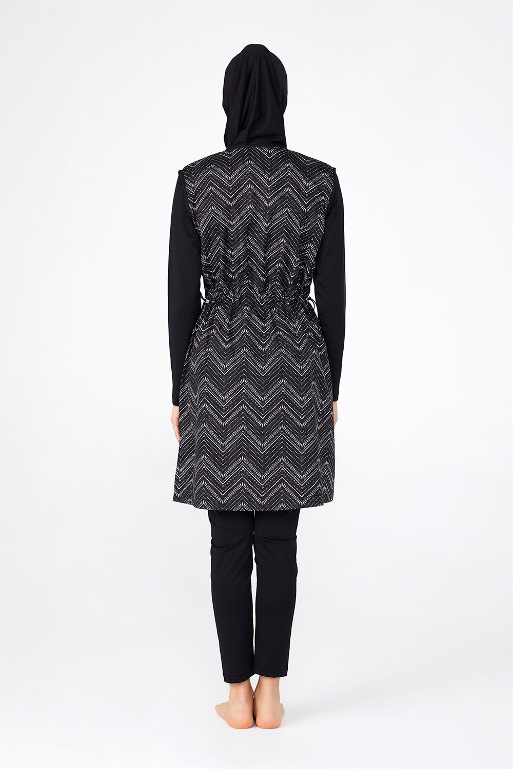 Adasea Tam Kapalı Tesettür Mayo 2174 Siyah