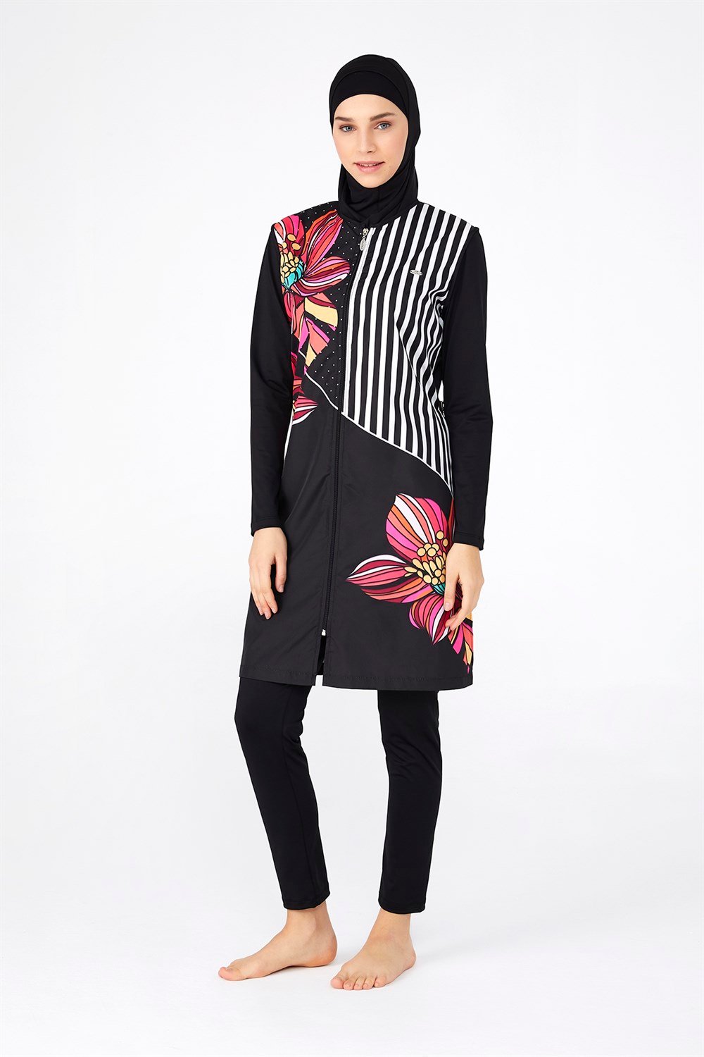 Adasea Tam Kapalı Tesettür Mayo 2179 Siyah