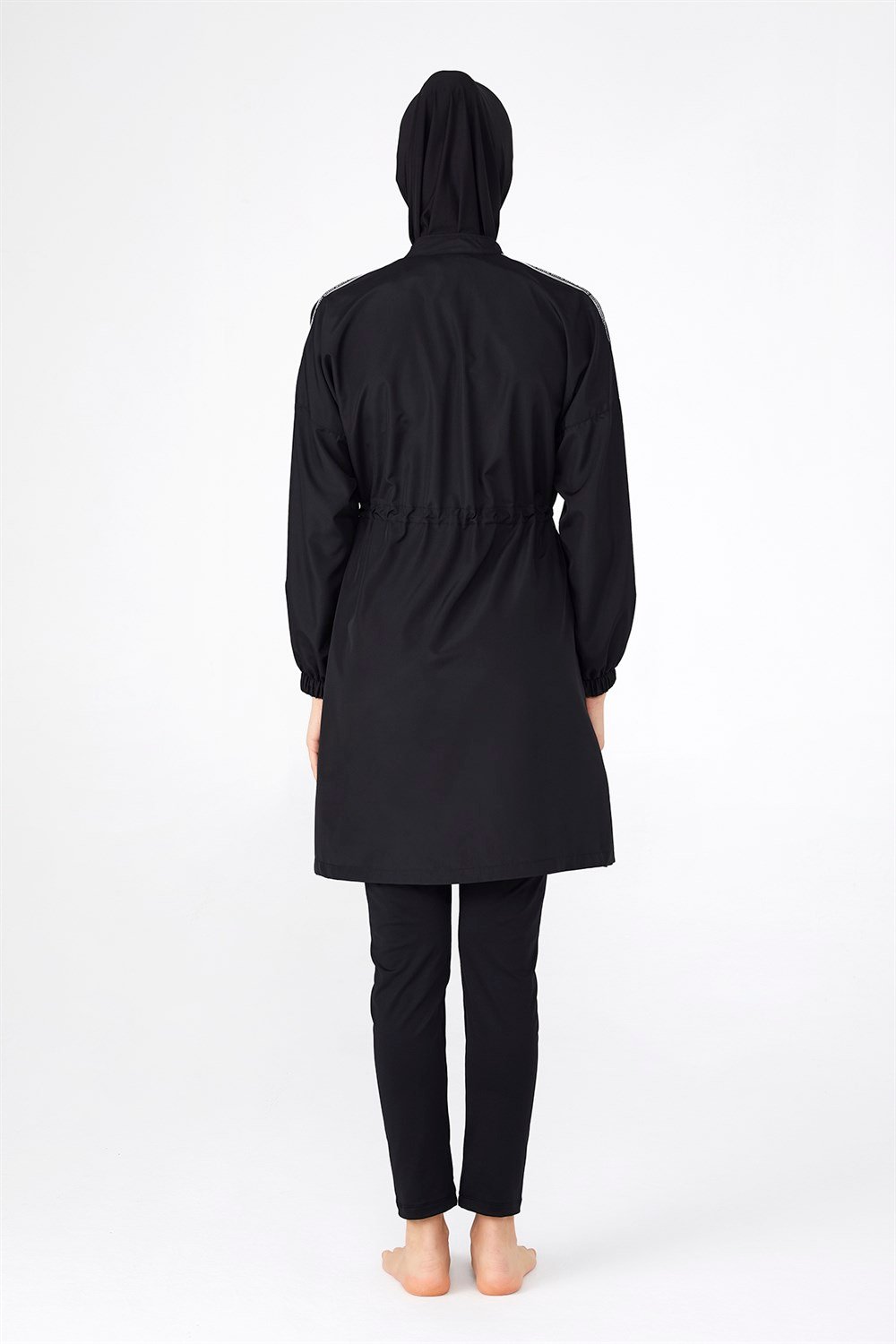 Adasea Tasarım Tam Kapalı Tesettür Mayo 1266 Siyah