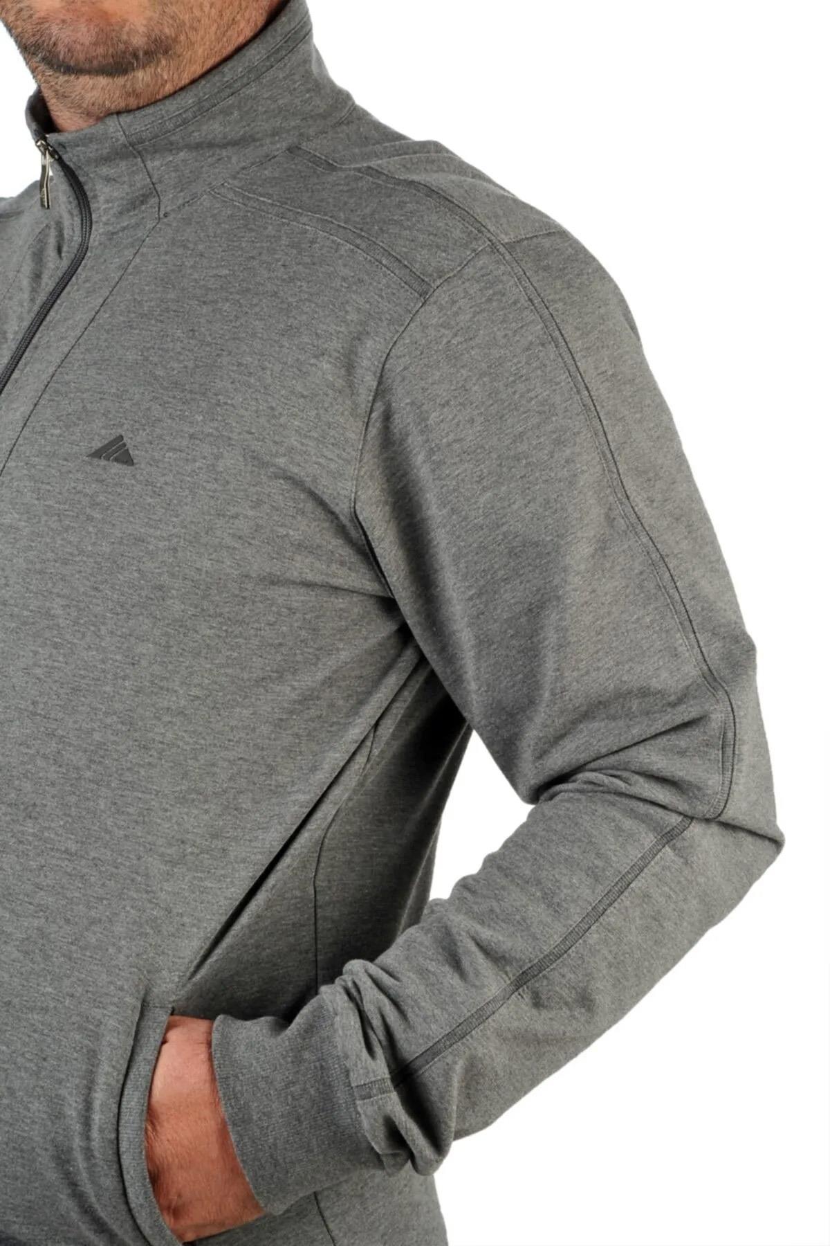 Büyük Beden Likralı Penye Erkek Eşofman Takımı 1714 Antrasit