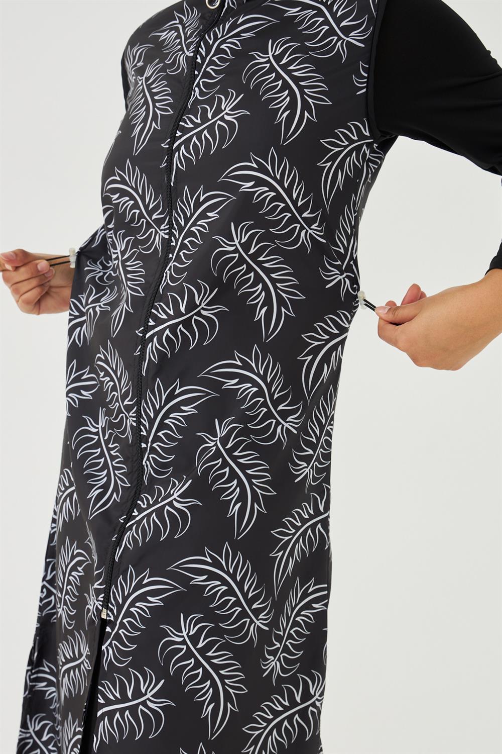 Büyük Beden Tam Kapalı Tesettür Mayo Deniz Mayosu TD703-13