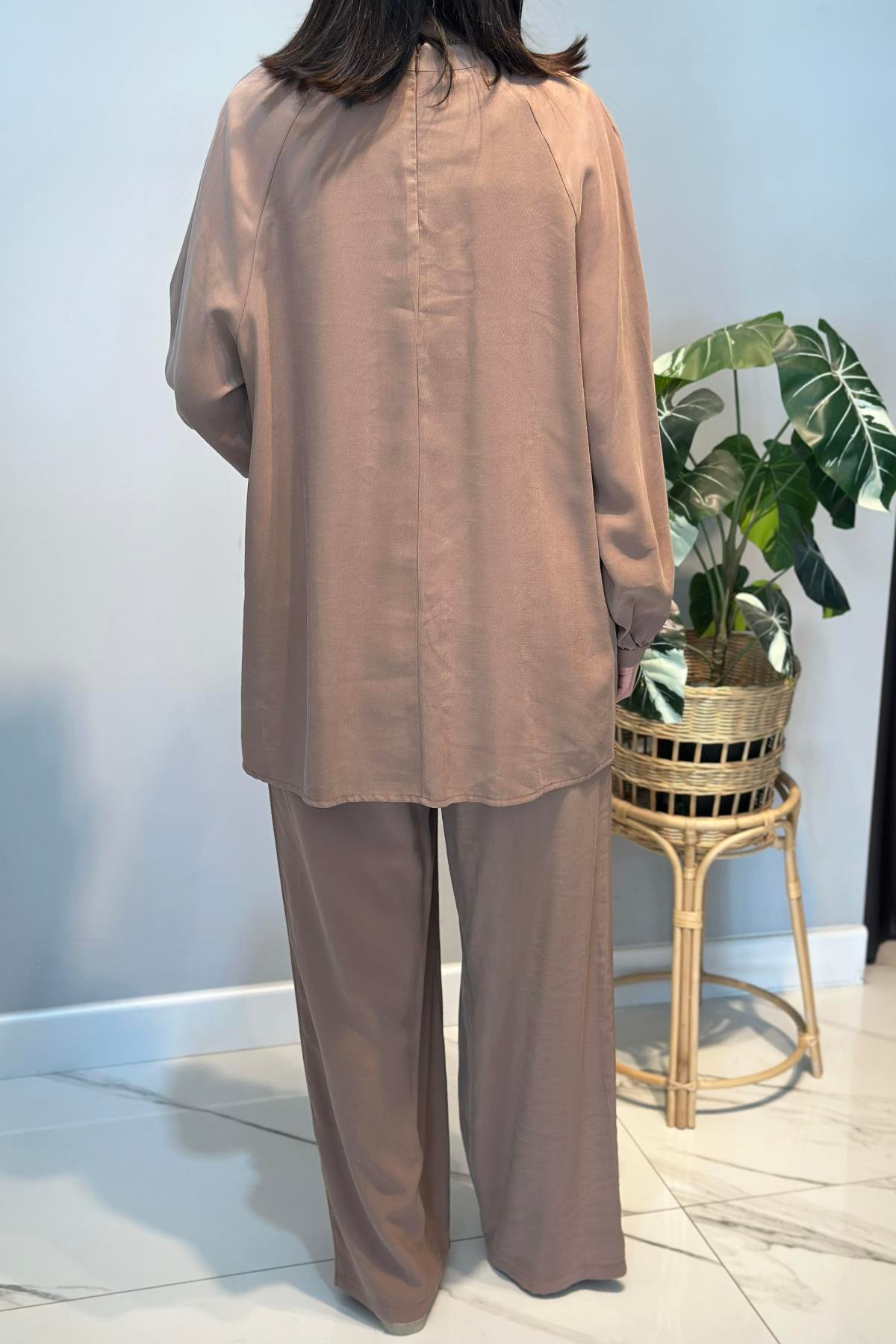 Cookıe Pantolonlu Takım 6907 Camel