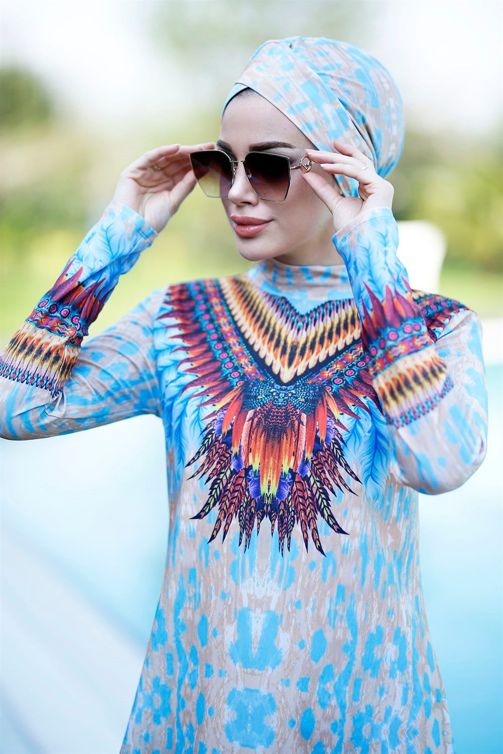 Deniz Havuz Mayo Bonesi R552 Bone Afrika