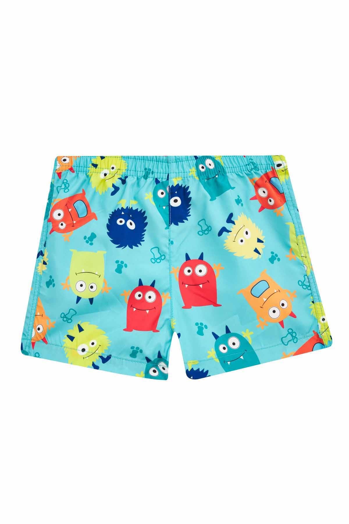 Deniz Şortu  Erkek Çocuk Bebek Elroy S203 Mint