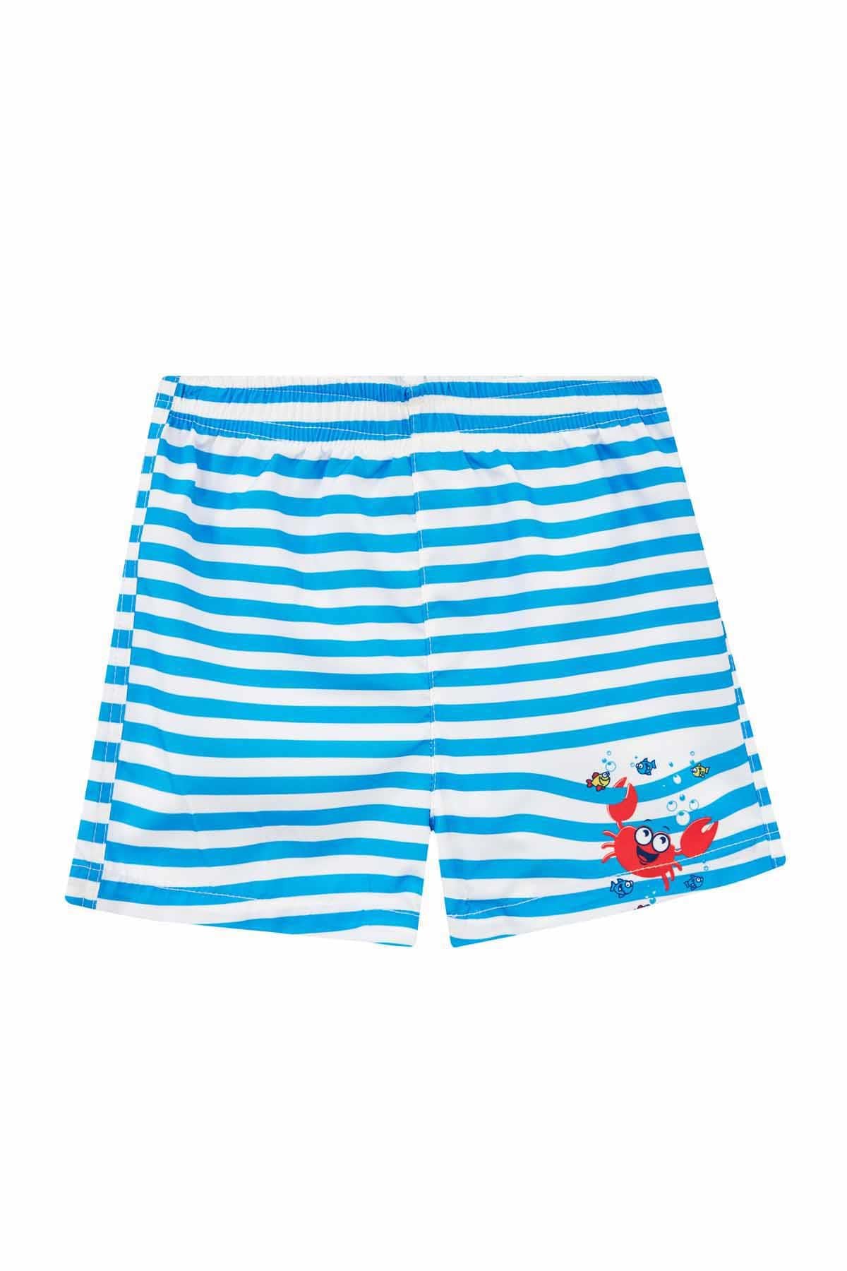 Deniz Şortu  Erkek Çocuk Bebek Krust S201 Mavi