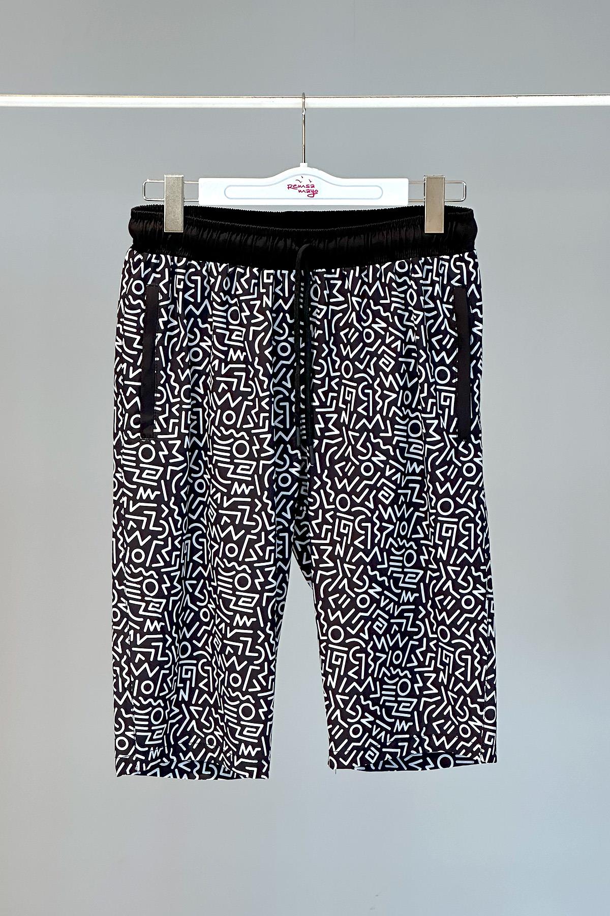 Desenli Erkek Şort Kapri Mayo RKS-06 Remsa Mayo