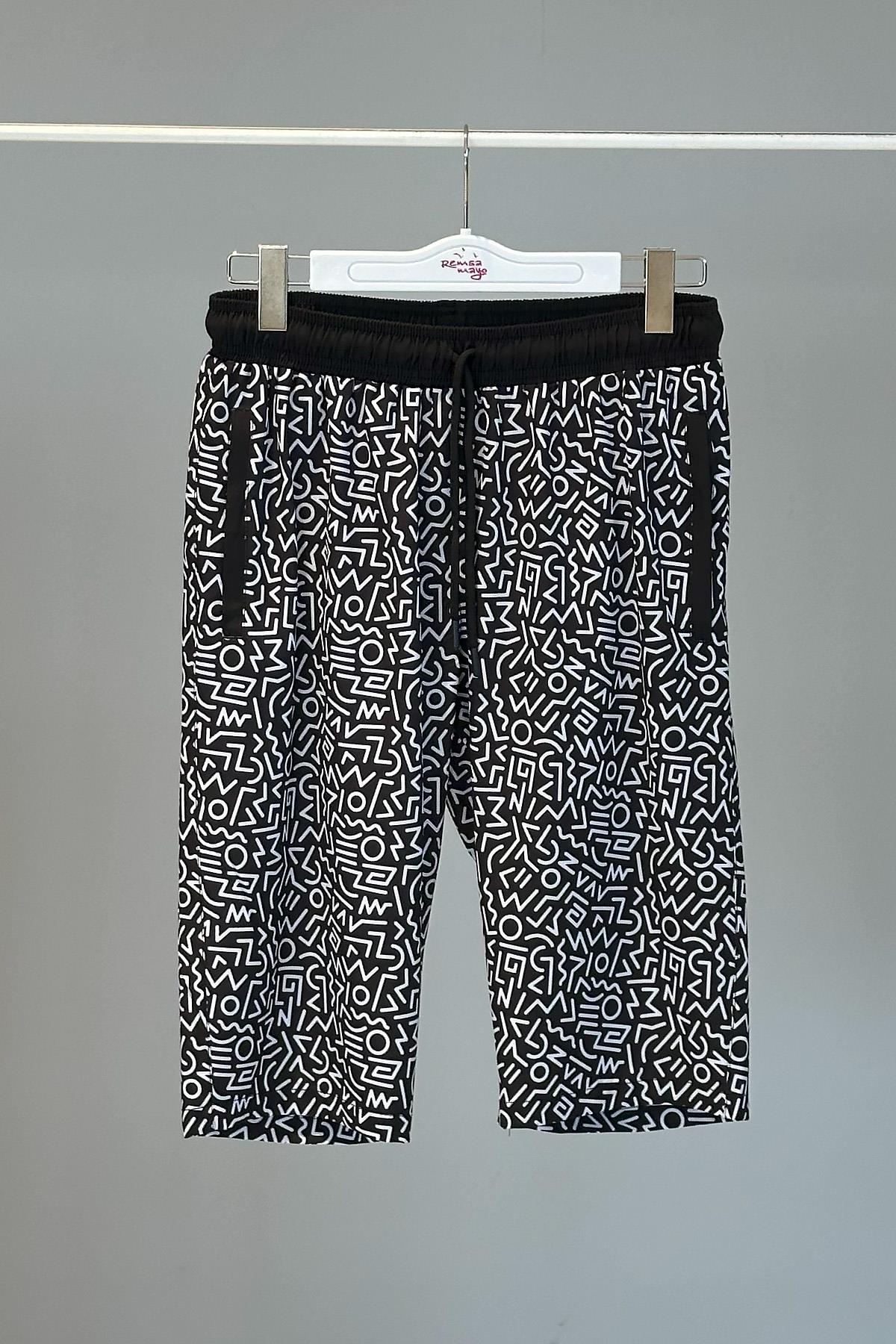 Desenli Erkek Şort Kapri Mayo RKS-06 Remsa Mayo