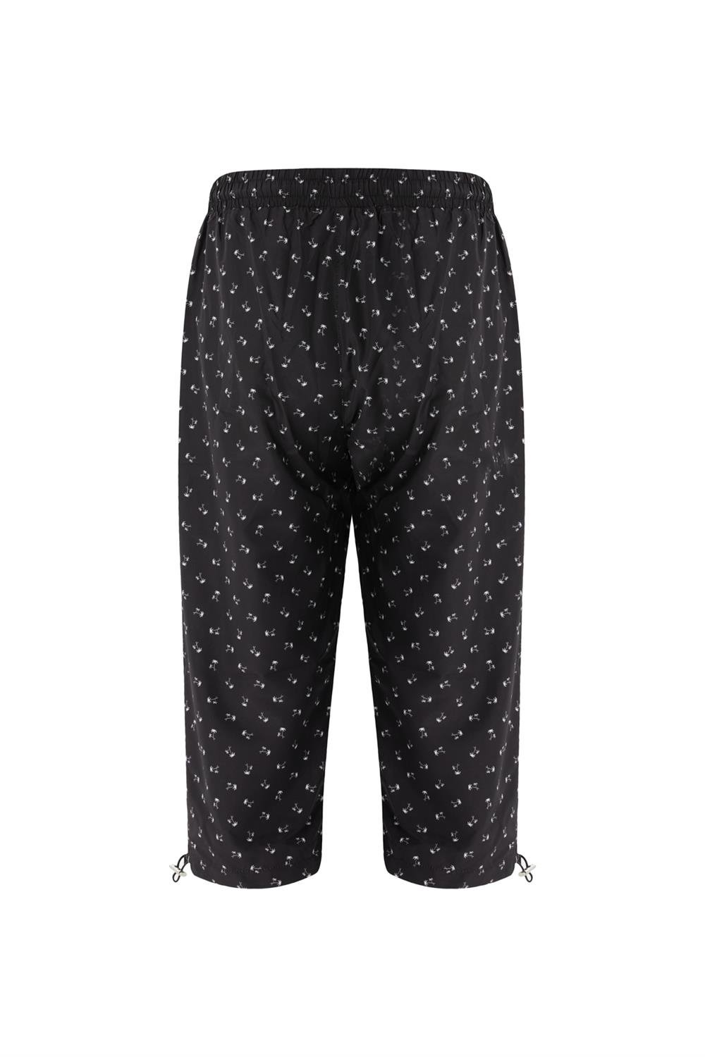 Erkek Havuz Deniz Kapri Şort Hasn 3 K247 Siyah