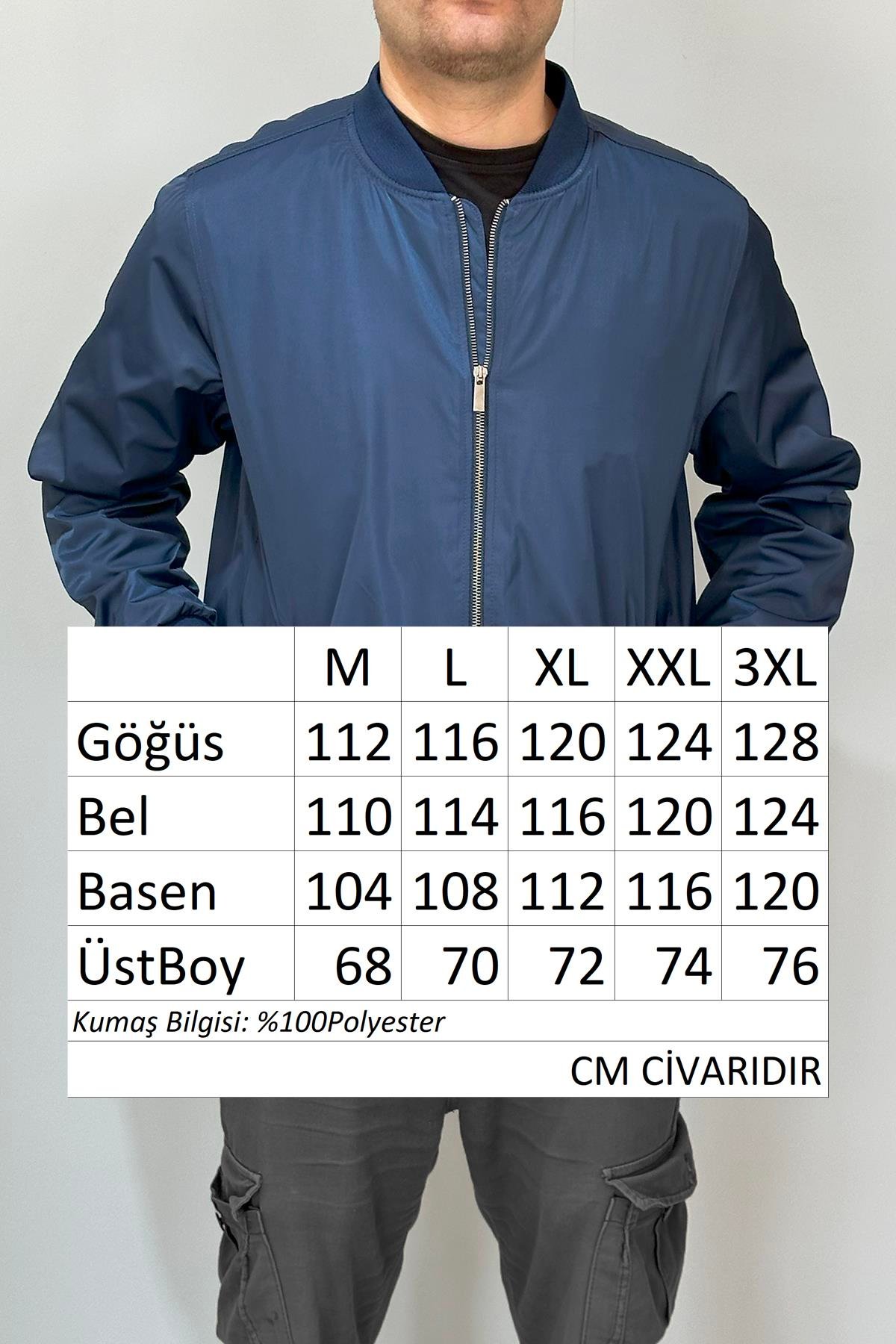 Erkek Kolej Yaka Mevsimlik Ceket Tek Üst REU-9127 Lacivert