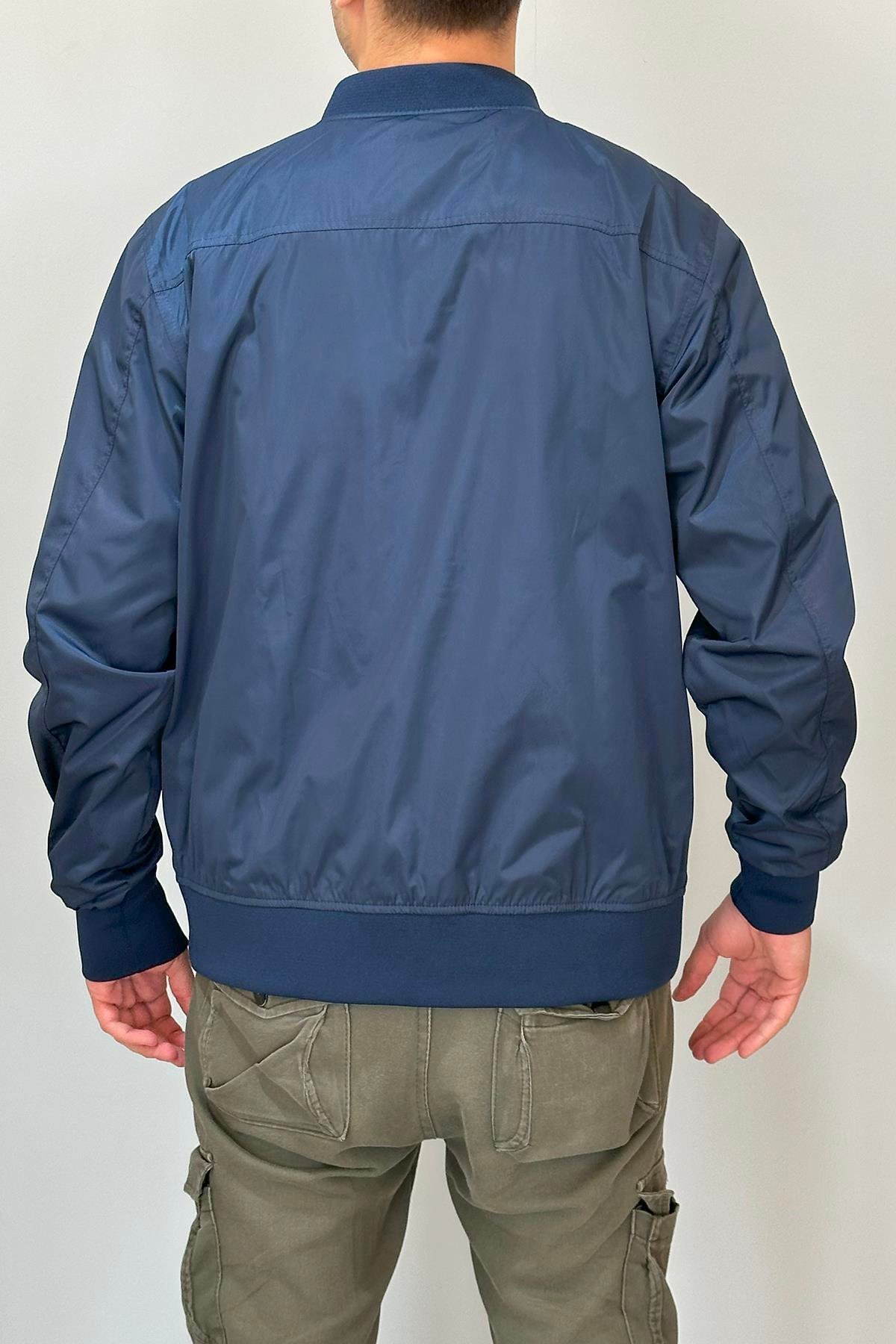 Erkek Kolej Yaka Mevsimlik Ceket Tek Üst REU-9127 Lacivert