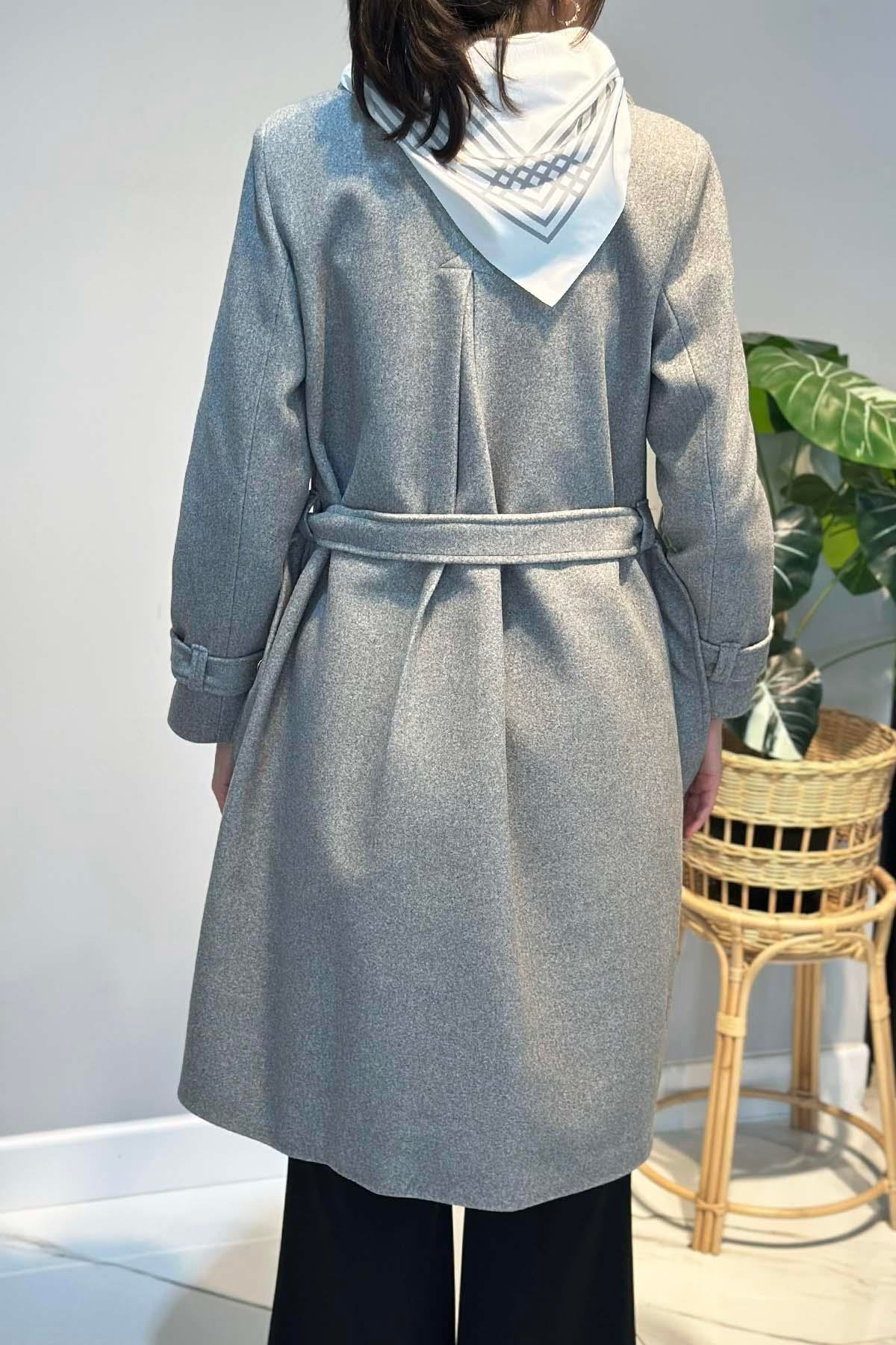 Fular Detay Kaban 30064 Gri