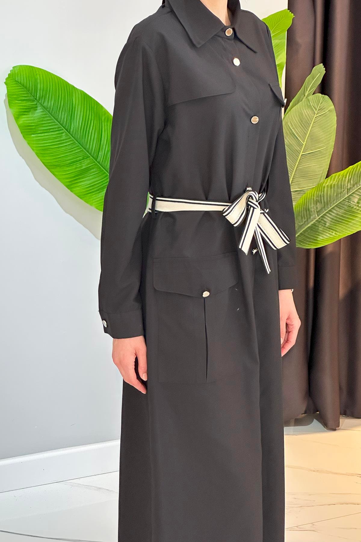 Giy Çık Kap Ceket 17790 Siyah