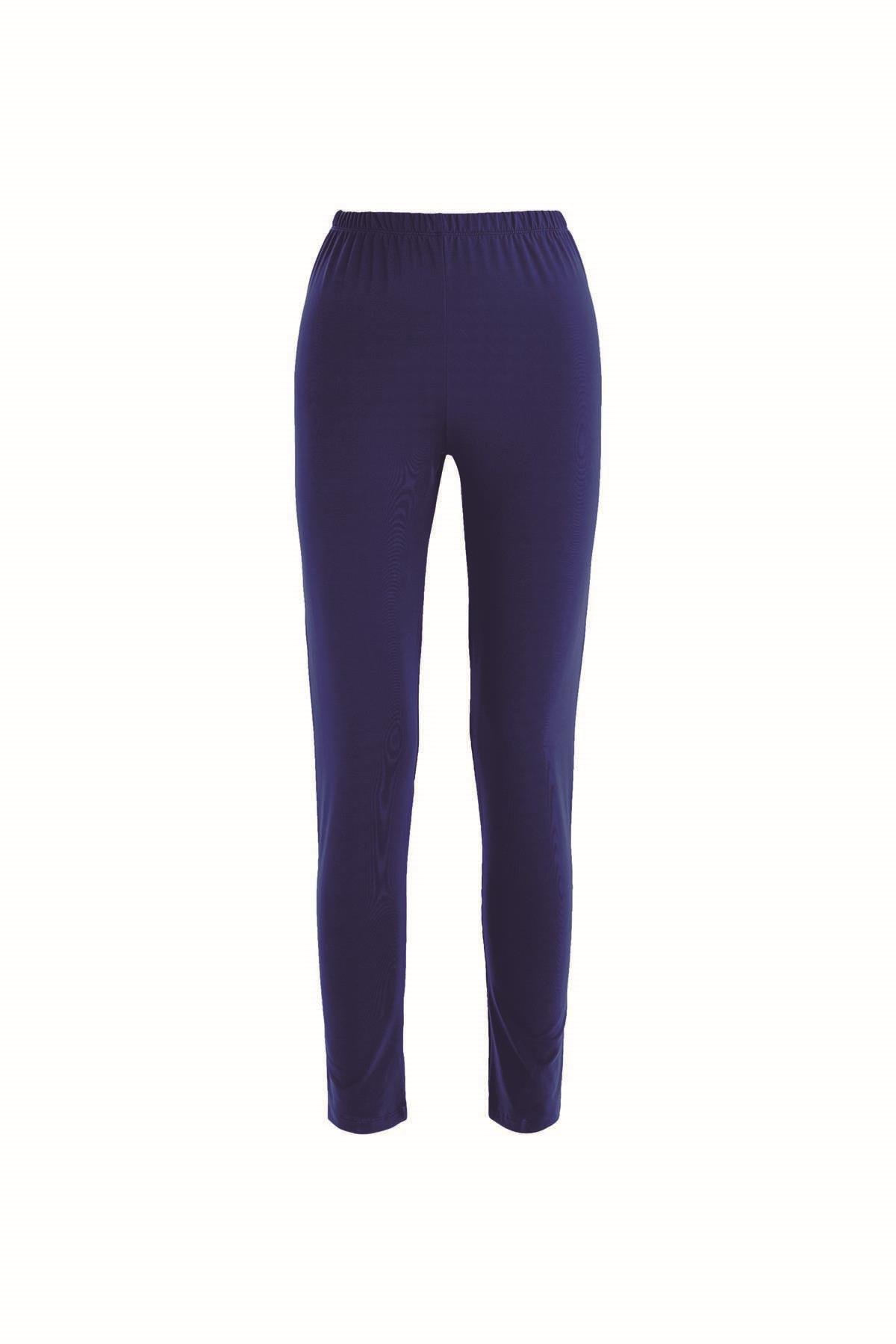 Havuz Deniz Uzun Tayt Likralı Tek Alt T001 Koyu Lacivert