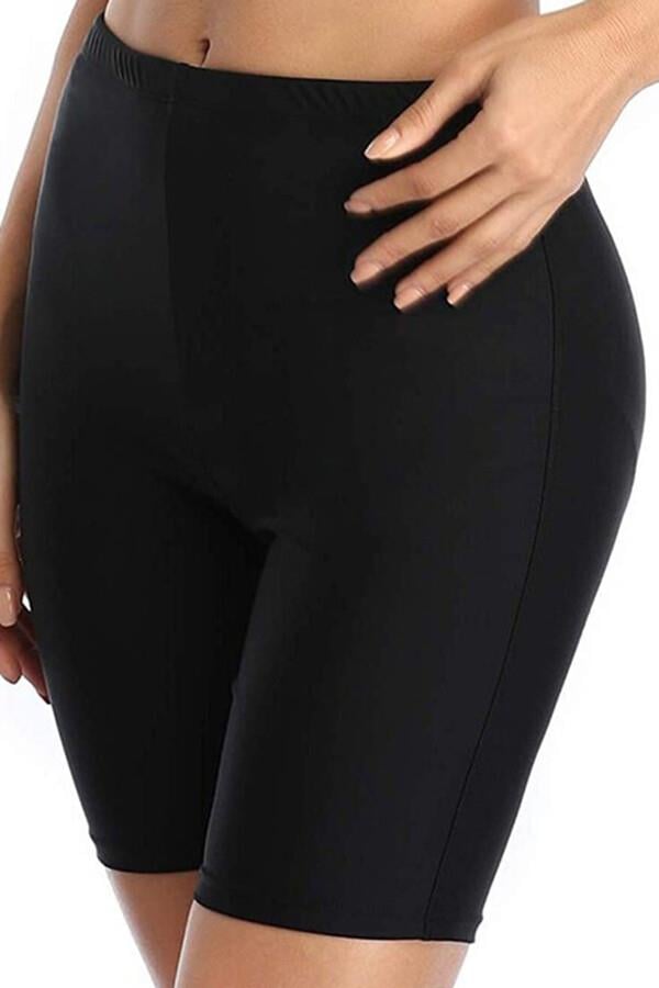 Kadın Deniz Havuz Mayo Şortu TAYT 2360 MİDİ Siyah