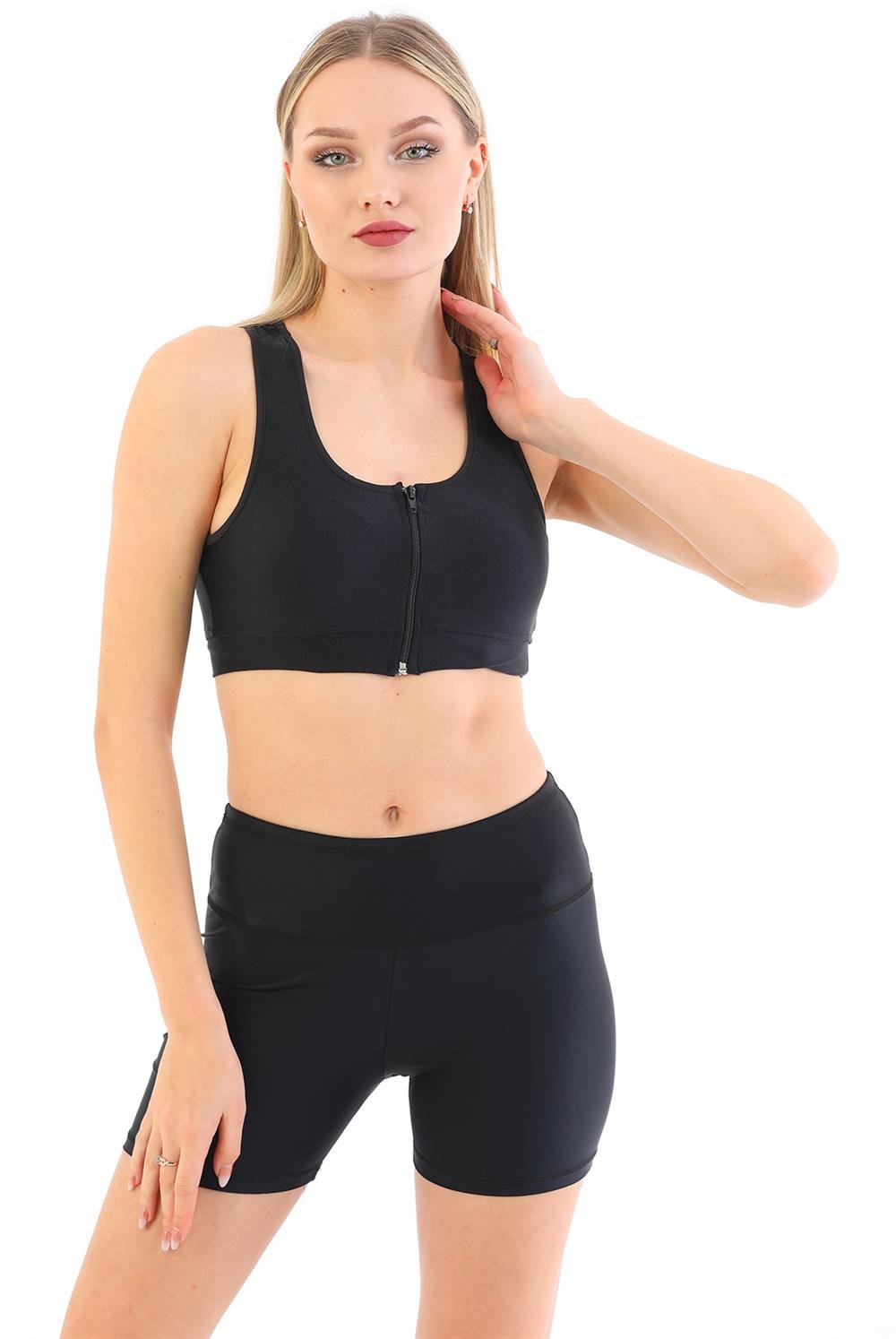 Kadın Deniz Havuz Mayo Şortu TAYT Luna 2320 Siyah