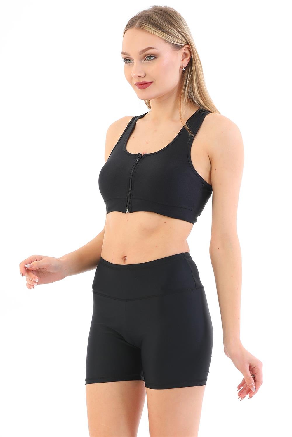 Kadın Deniz Havuz Mayo Şortu TAYT Luna 2320 Siyah