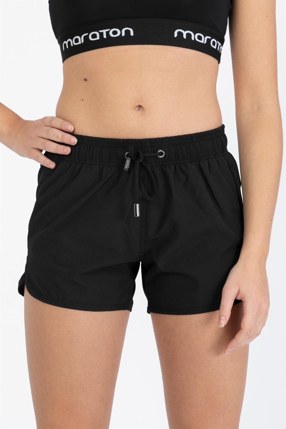 Kadın Havuz Deniz Kısa Şort 815 Siyah