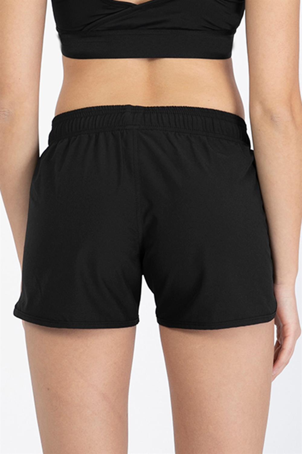 Kadın Havuz Deniz Kısa Şort 815 Siyah