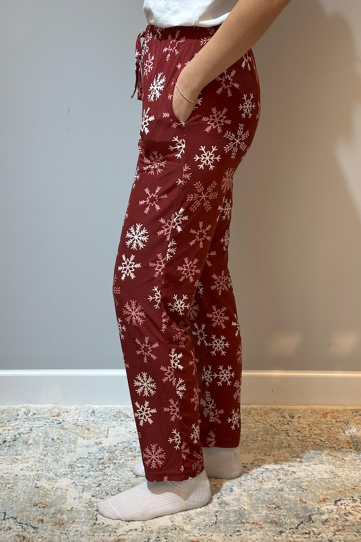 Kadın Süet Tek Alt 120 Kar Bordo