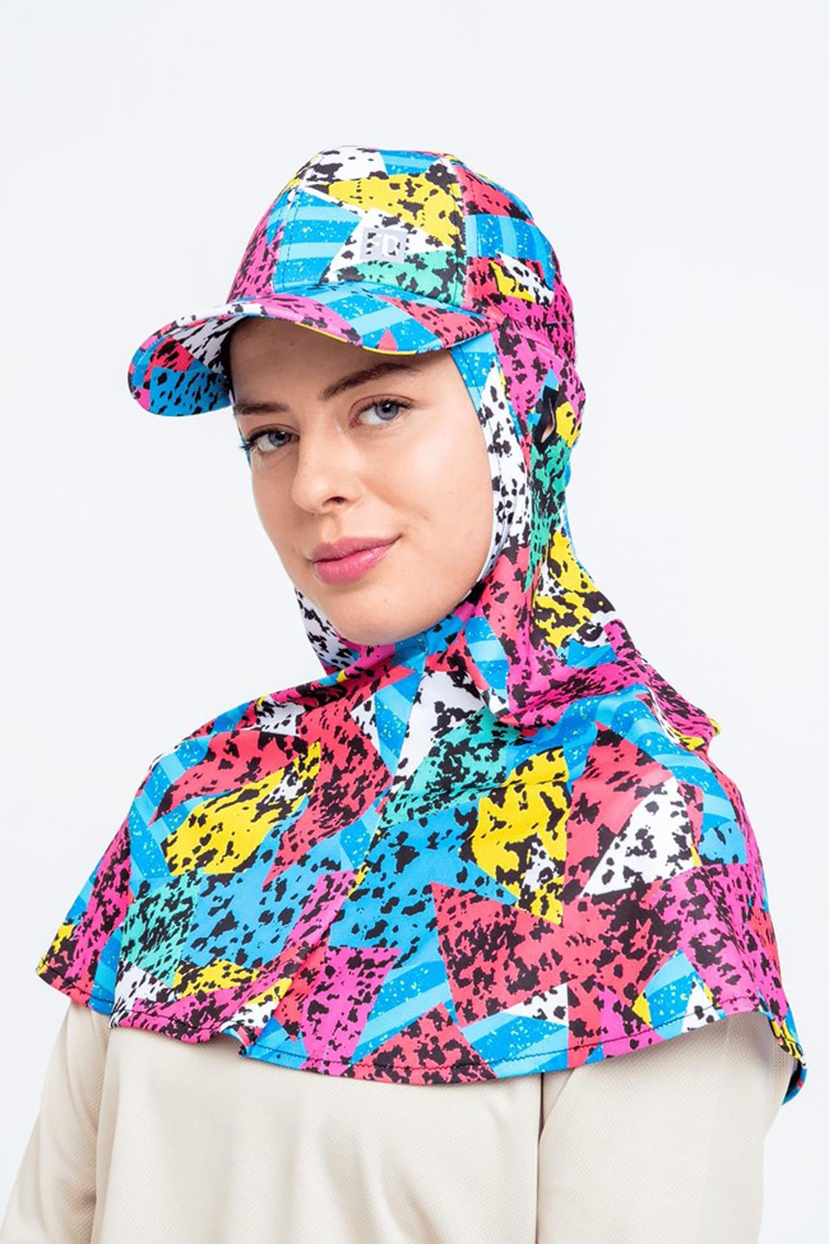 Kepli Spor Retro Baskılı Bone FD Sports A500.77 Renkli