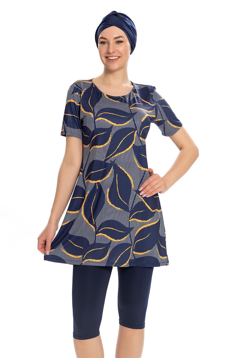 Kısa Kol Taytlı Yarı Kapalı Mayo 202/504 Remsa Mayo