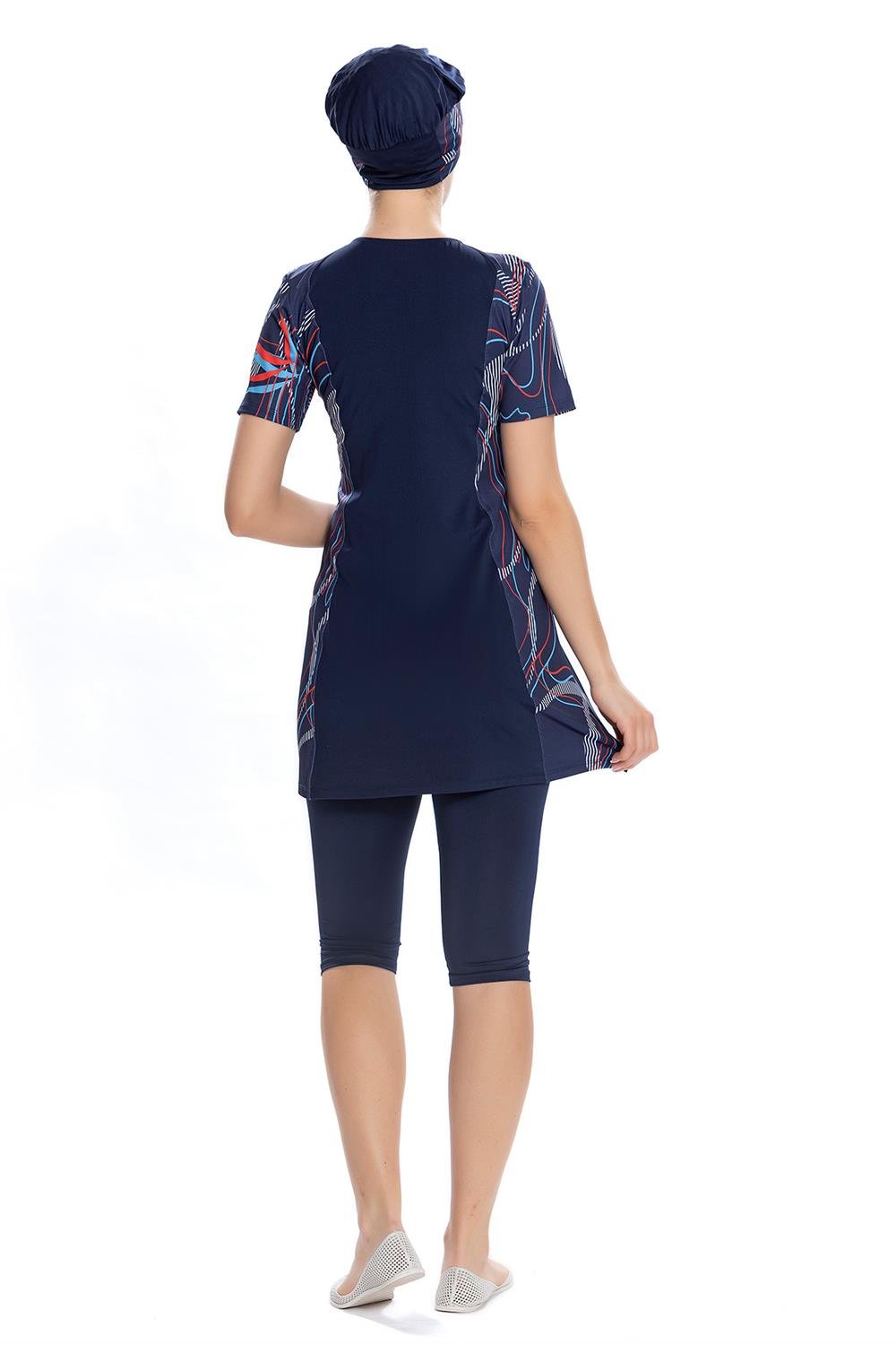 Kısa Kol Taytlı Yarı Kapalı Mayo 208/02 Remsa Mayo