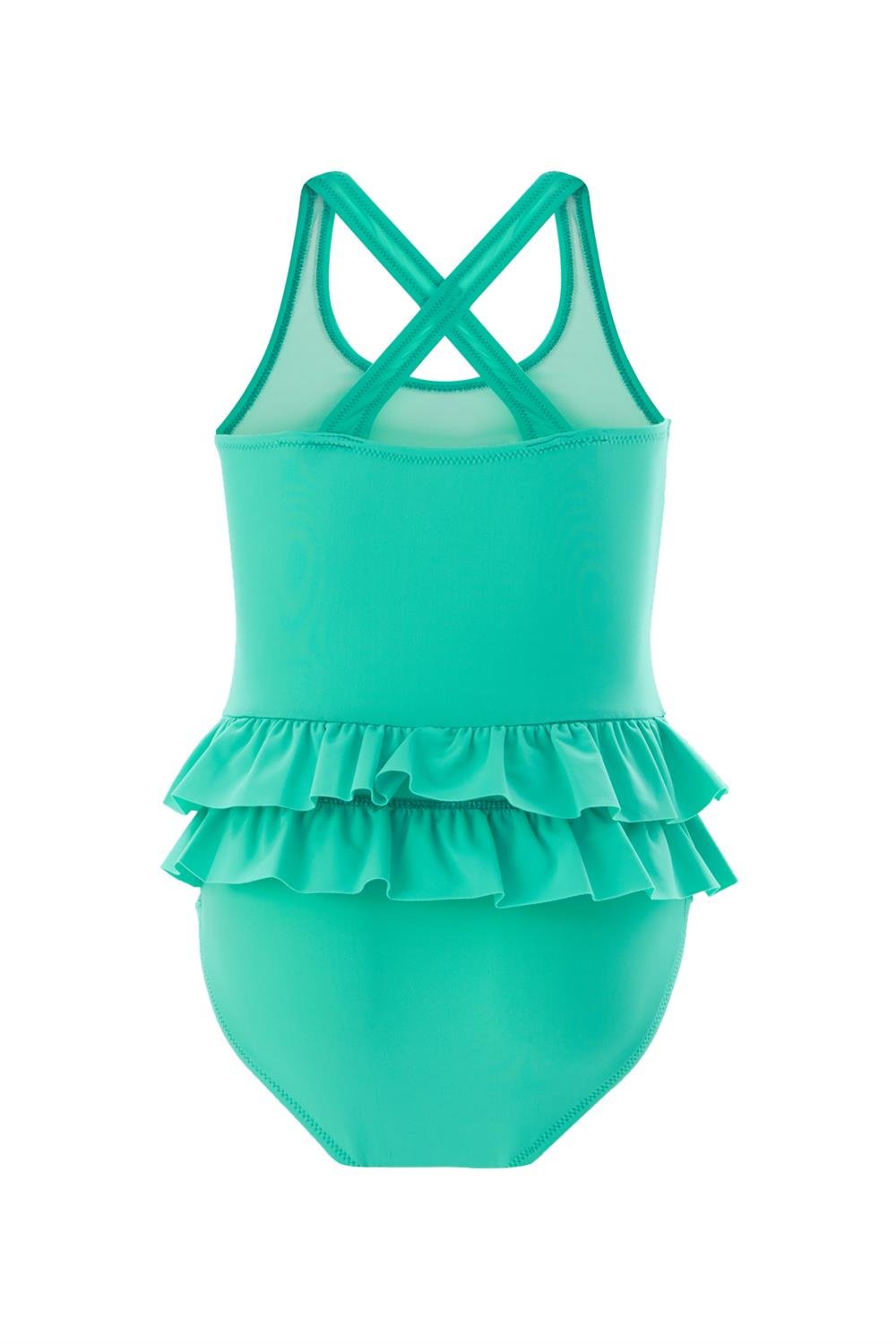 Kız Çocuk Deniz Havuz Mayosu Betı 5418 Mint Remsa Mayo