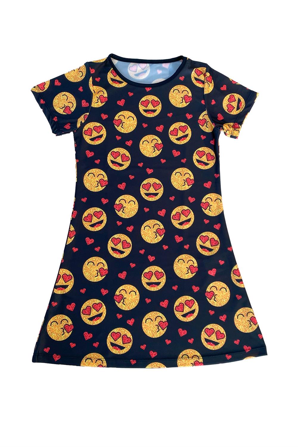 Kız Çocuk Kısa Kollu Taytlı Yarı Kapalı Mayo 4502 S Smile