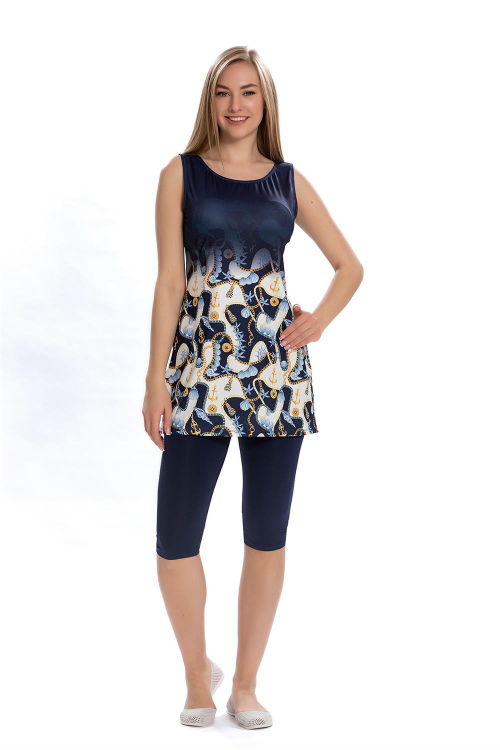 Kolsuz Taytlı Yarı Kapalı Mayo 161/02 Remsa Mayo