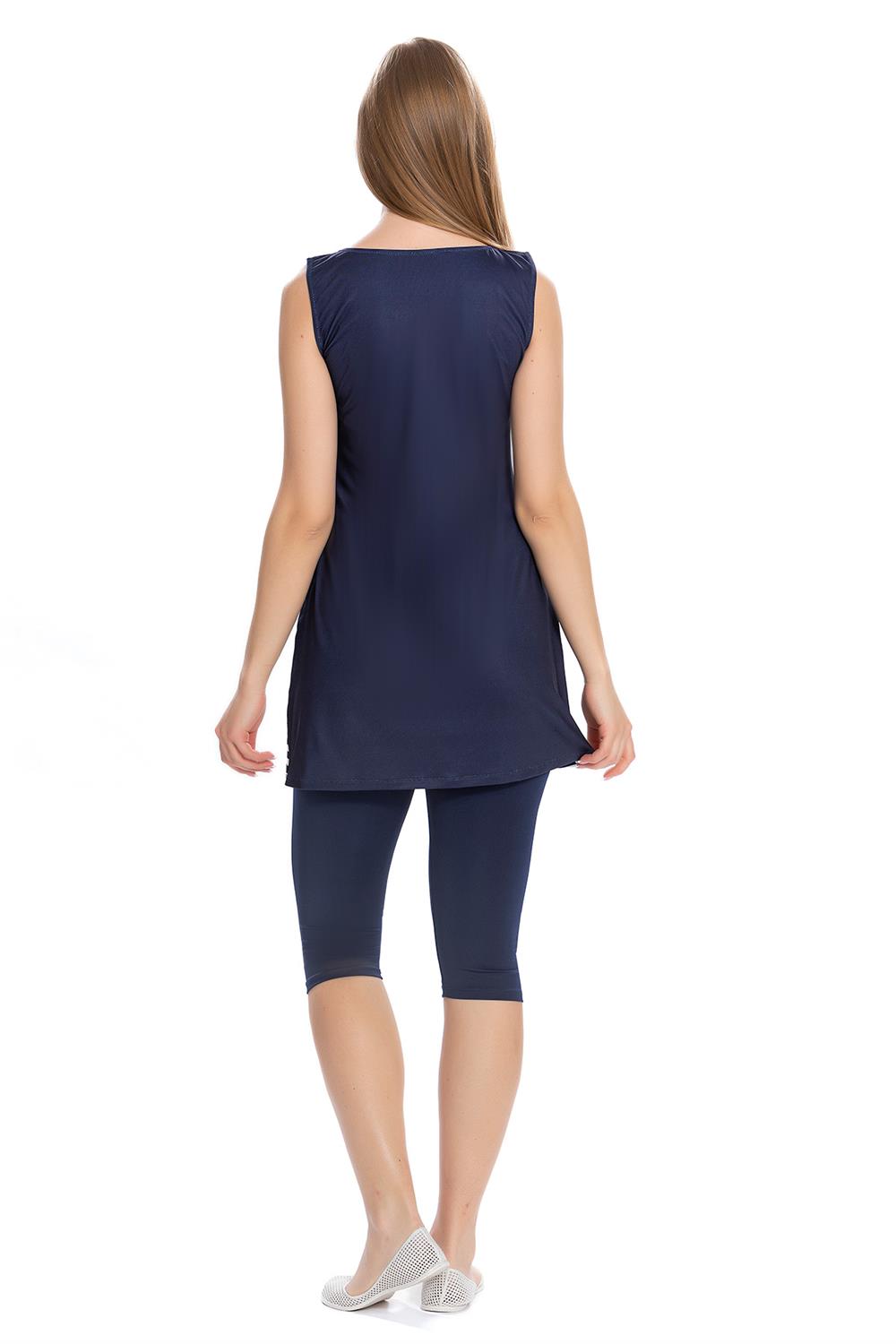 Kolsuz Taytlı Yarı Kapalı Mayo 163/02 Remsa Mayo