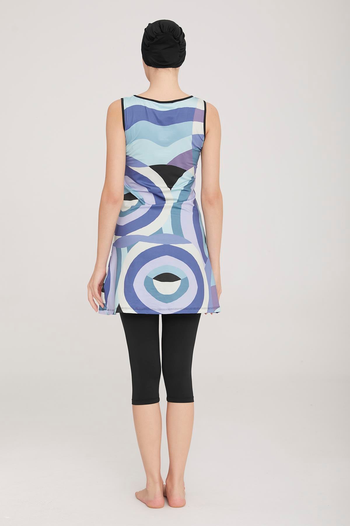 Kolsuz Taytlı Yarı Kapalı Mayo Ellery 1 8091 Siyah Remsa Mayo