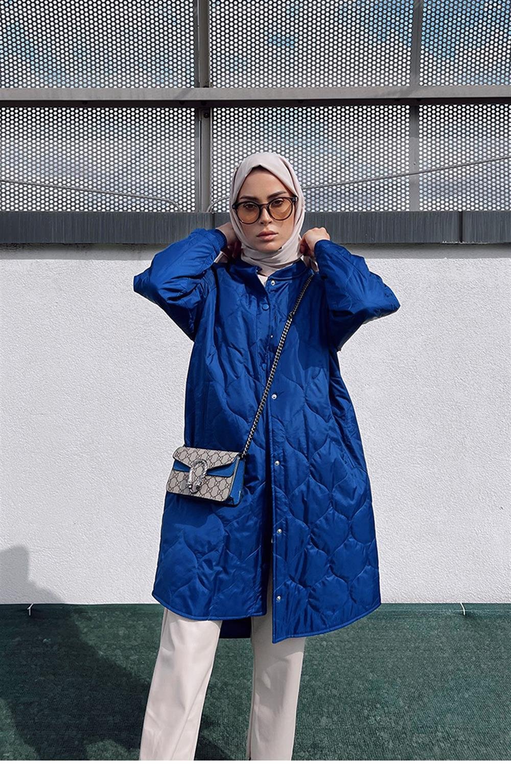 Lale Butik Uzun Kapitone Kap 5038 Saks