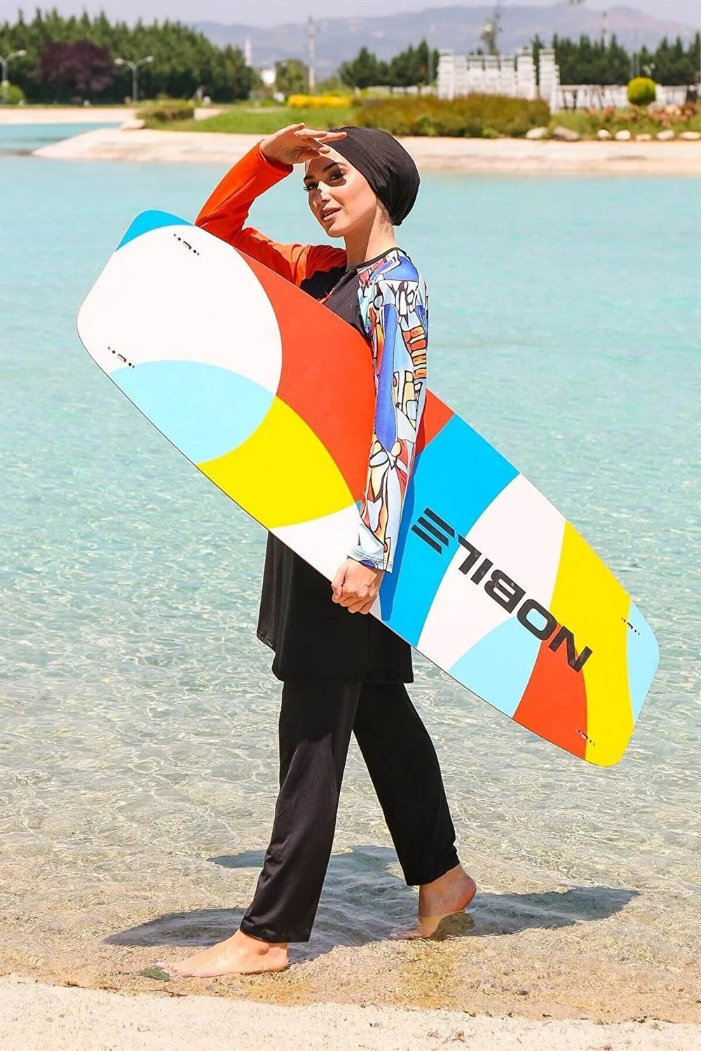 Likralı Jarse Tesettür Mayo M2117