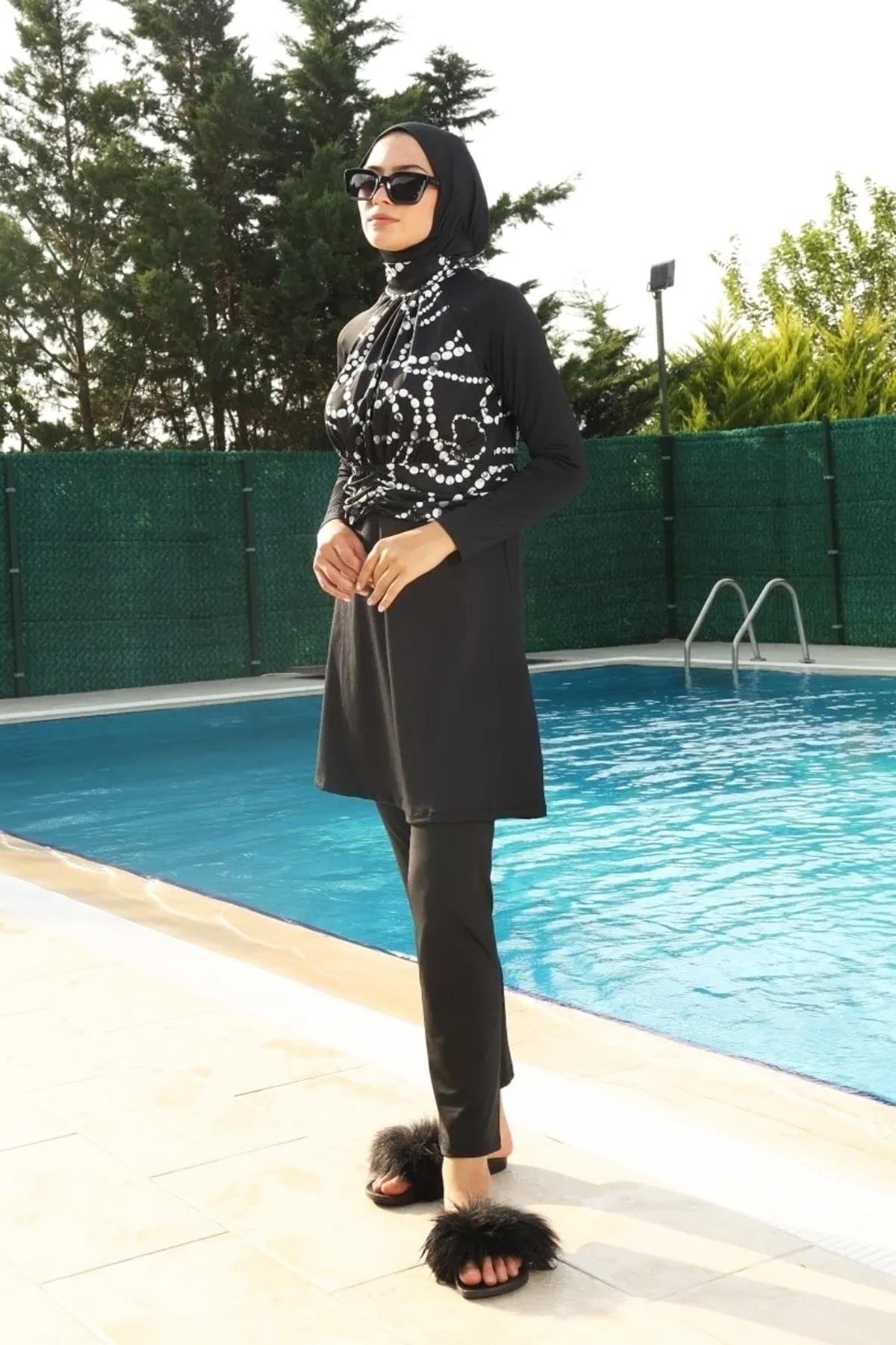 Likralı Tam Kapalı Mayo 259/01 Remsa Mayo