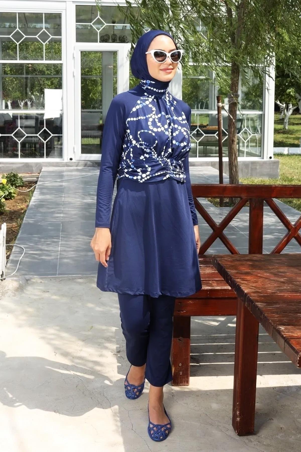 Likralı Tam Kapalı Mayo 259/02 Remsa Mayo