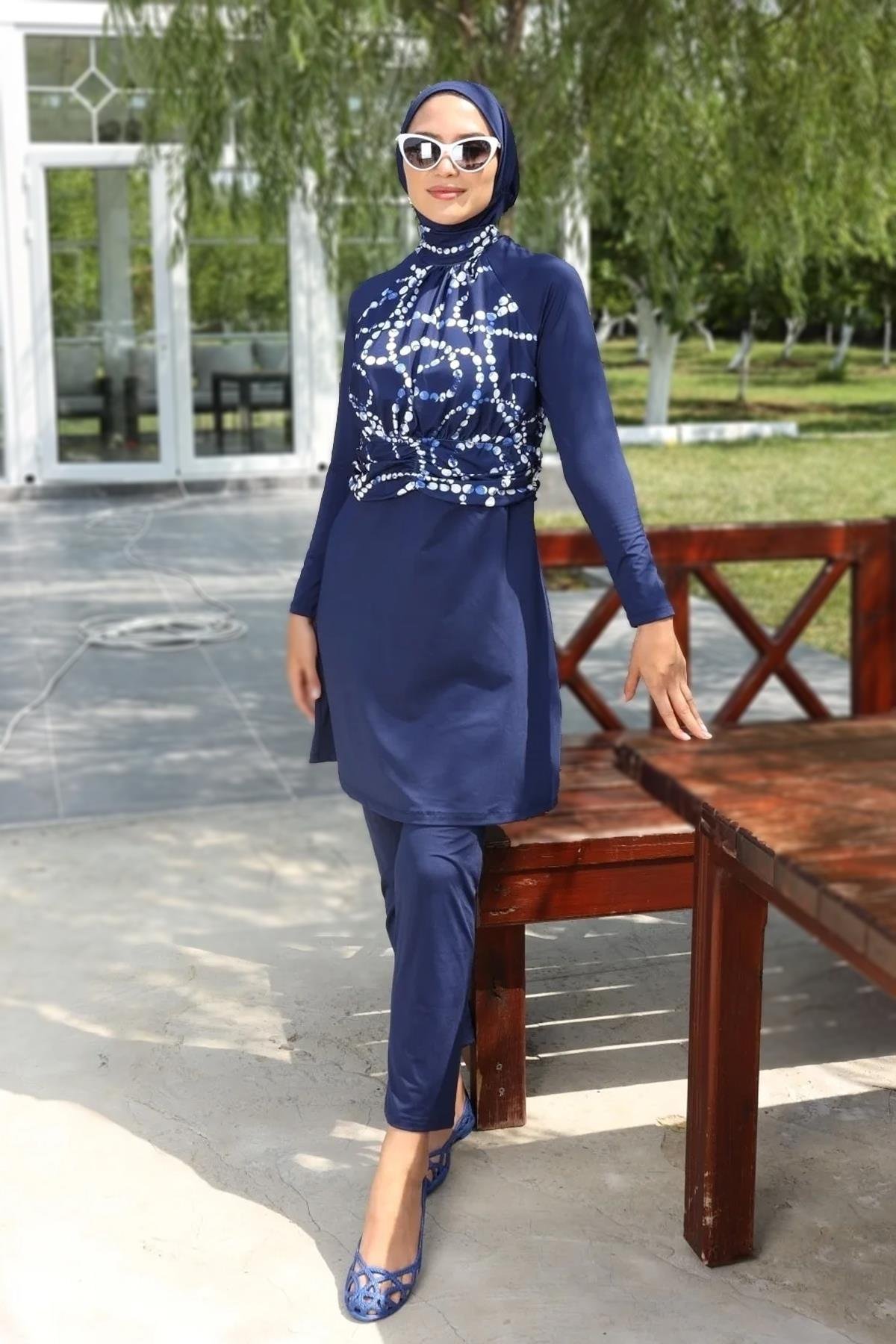 Likralı Tam Kapalı Mayo 259/02 Remsa Mayo