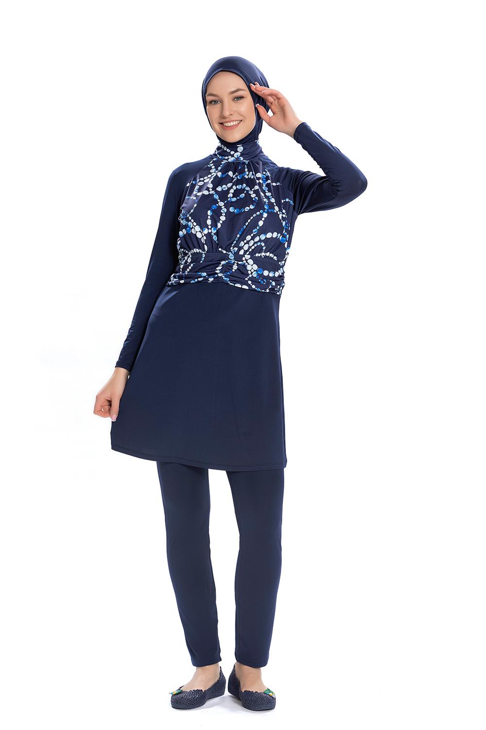 Likralı Tam Kapalı Mayo 259/02 Remsa Mayo