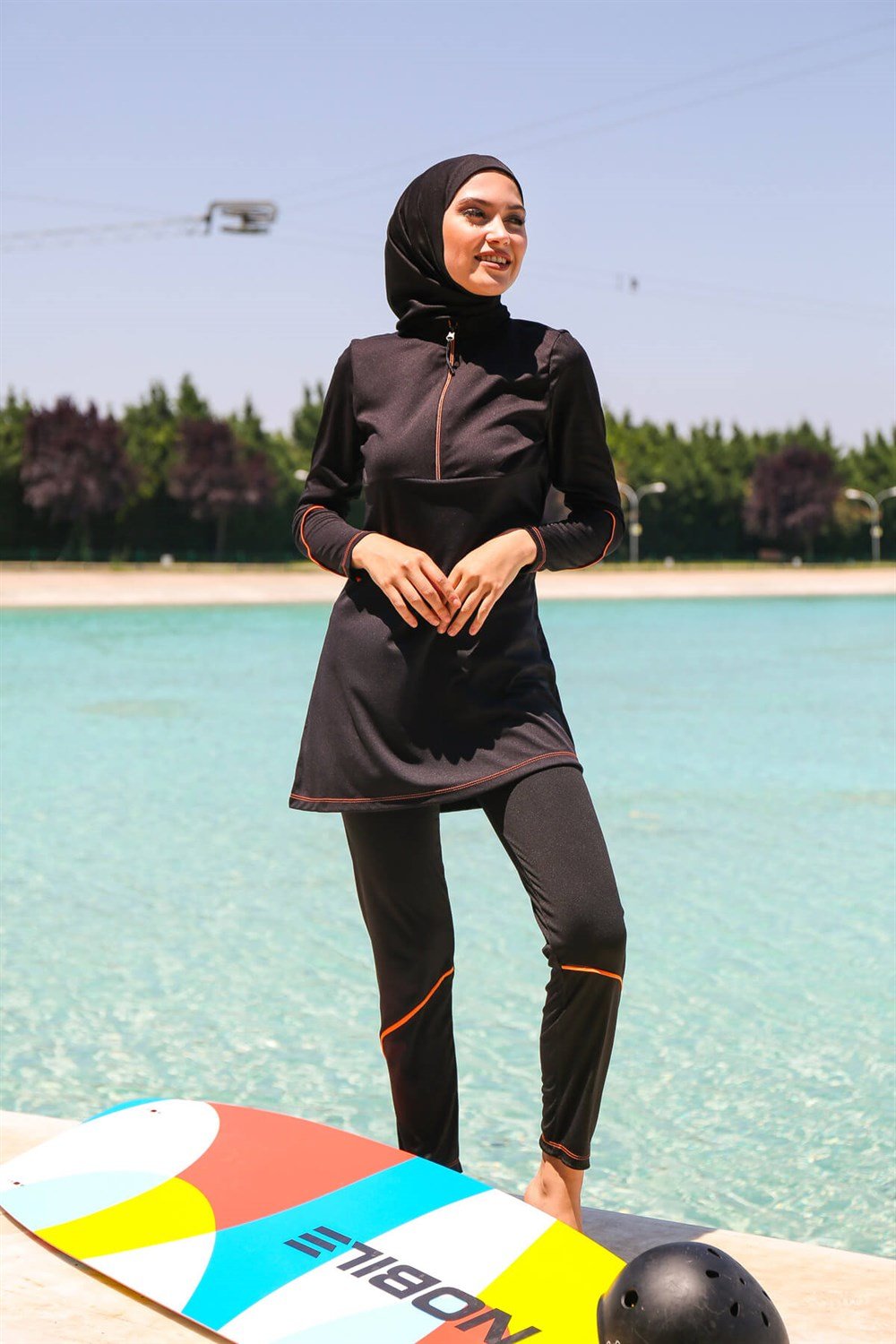 Likralı Tam Kapalı Mayo R1122