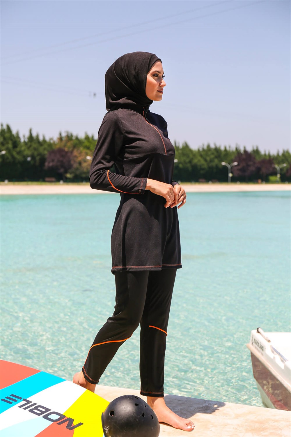 Likralı Tam Kapalı Mayo R1122