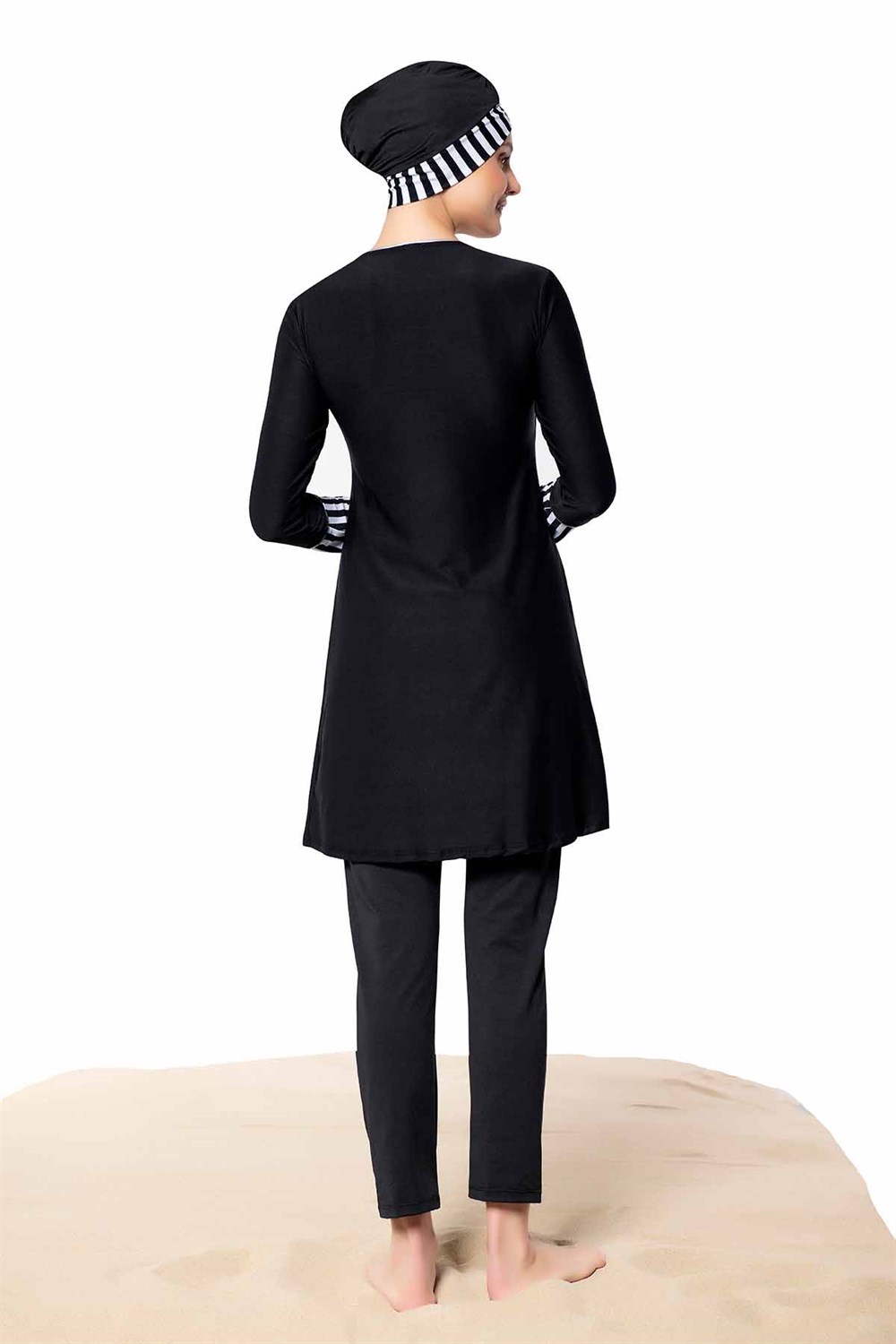 Likralı Tam Kapalı Tesettür Mayo 22130-1 