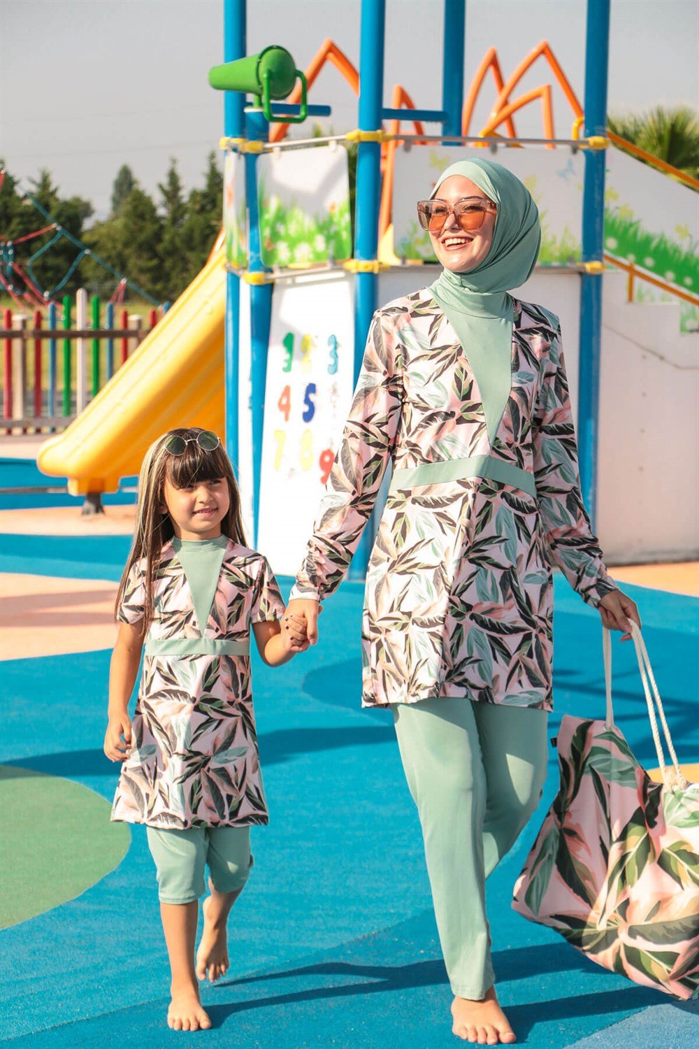 Likralı Tam Kapalı Tesettür Mayo M2123 Remsa Mayo