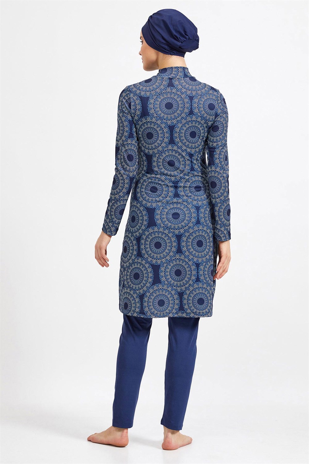 Likralı Tam Kapalı Tesettür Mayo Maresiva 0502