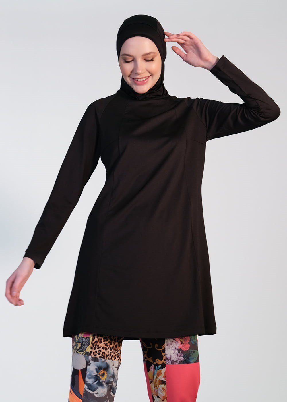 Mayovera Siyah Spor Tek Üst Remsa Mayo