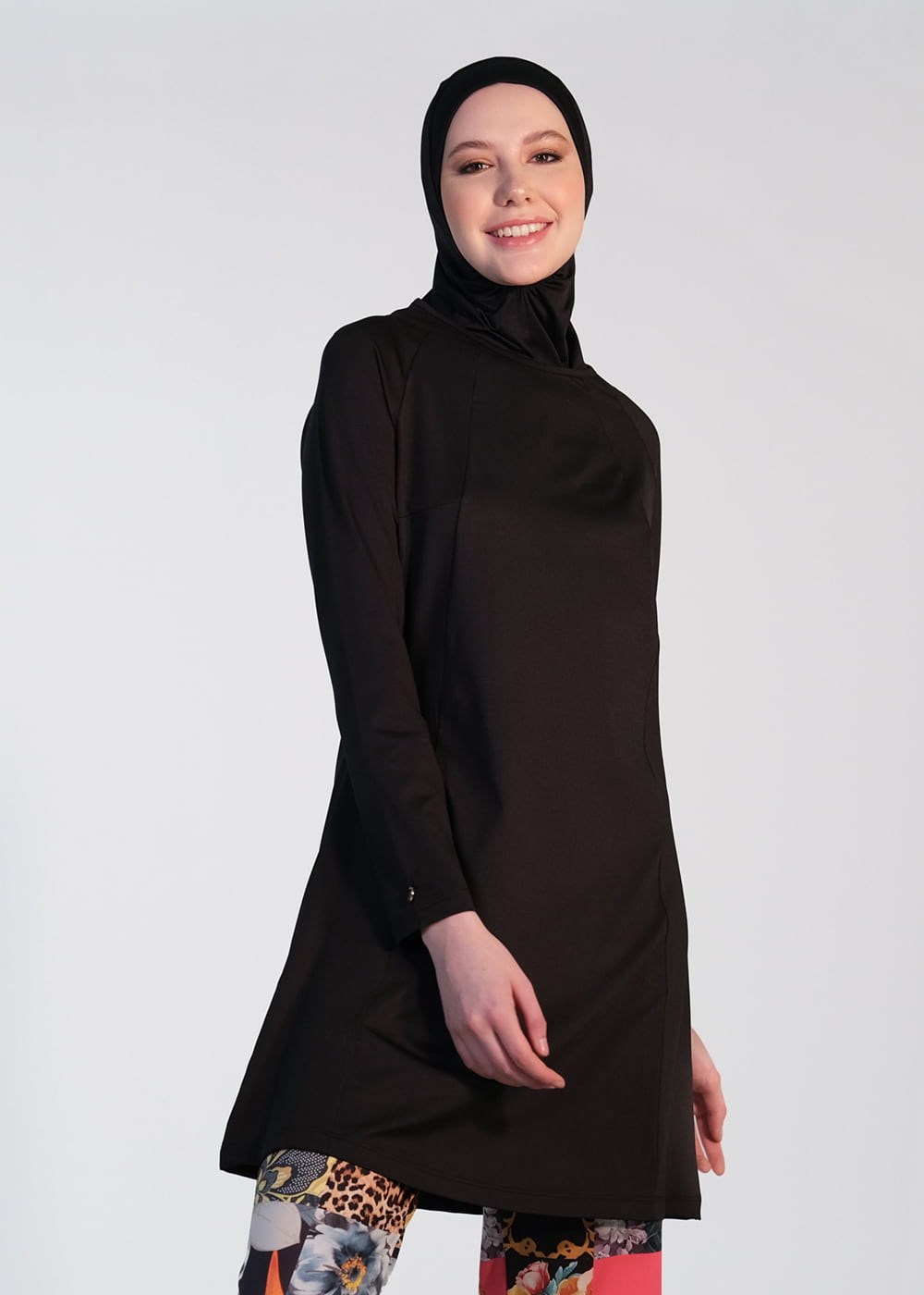 Mayovera Siyah Spor Tek Üst Remsa Mayo