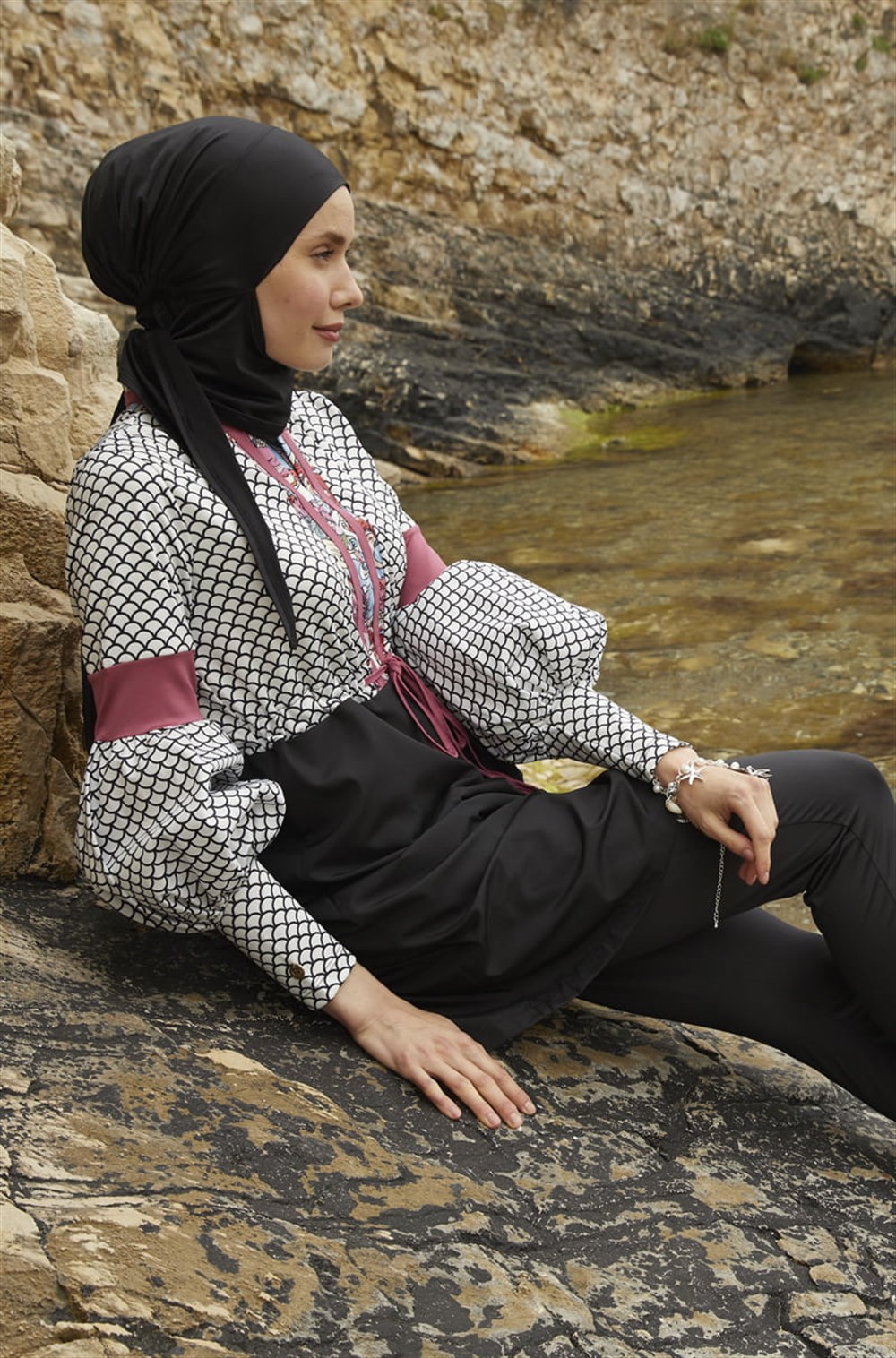 Mayovera Tarz-ı Şahane Tasarım Mayo Tam Kapalı Mayo Remsa Mayo