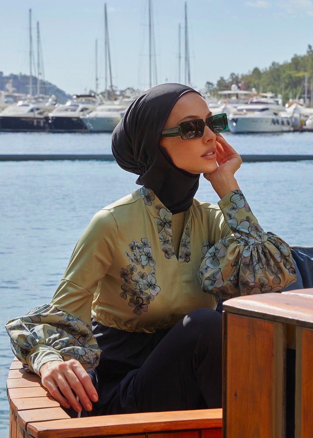 Mayovera Tarz-ı Yonca Tasarım Mayo Tam Kapalı Mayo Remsa Mayo