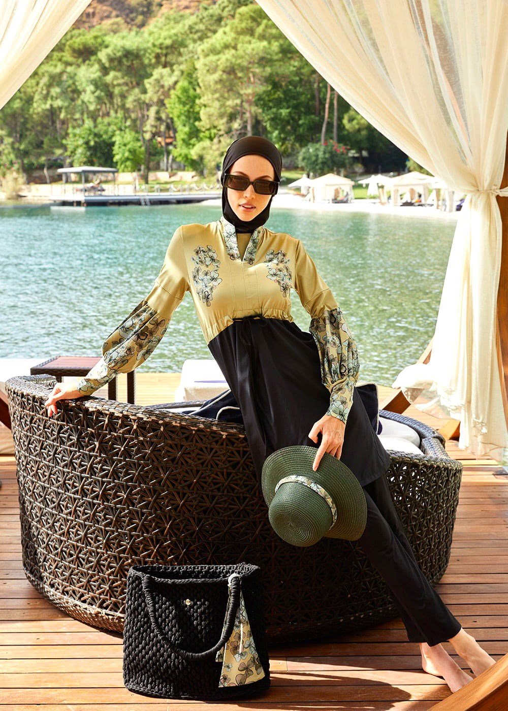 Mayovera Tarz-ı Yonca Tasarım Mayo Tam Kapalı Mayo Remsa Mayo